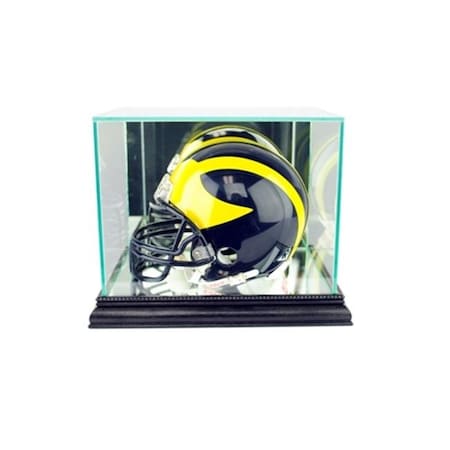 Perfect Cases Perfect Cases MH-B Mini Football Helmet Display Case; Black MH-B